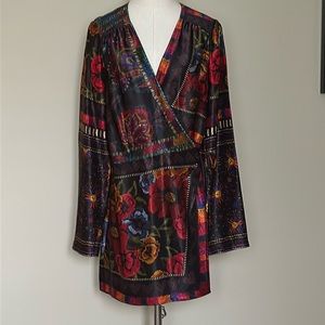 Gorgeous Farm Rio Wrap Mini Dress